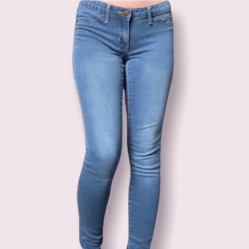 Denim skinny jeans